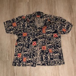 Nautica Hawaiian Button Down
